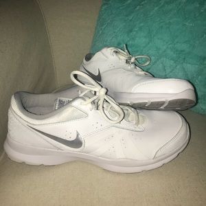 white nike shoes!
